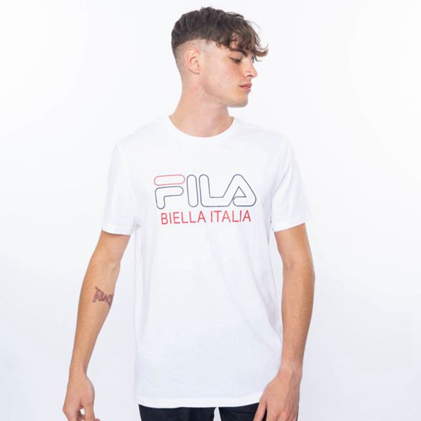 Camisetas Fila Homem Branco - Fila Biella Loja Online Portugal,PJCT-17930